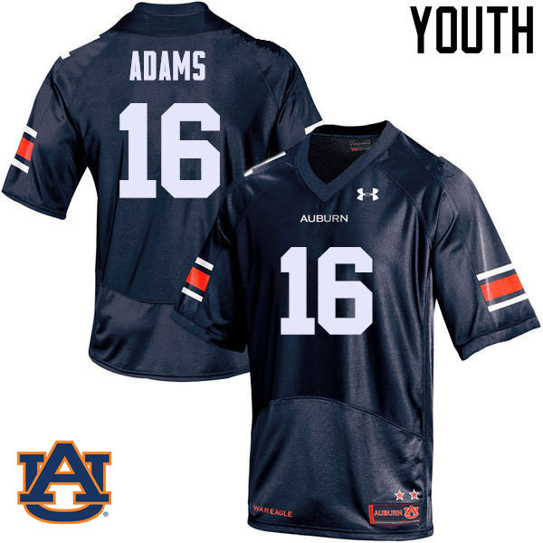 Youth Auburn Tigers #16 Devin Adams College Football Jerseys Sale-Navy